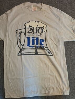VINTAGE!Womens Large. Anti-Graffitti Philadelphia. 200 Years of the Constitution